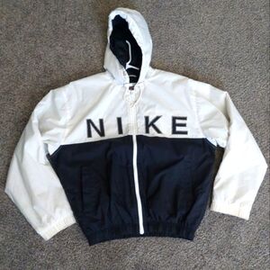 Nike Vintage 90s Y2k Retro Colorblock Puffer Jacket Zip Up Logo Medium
